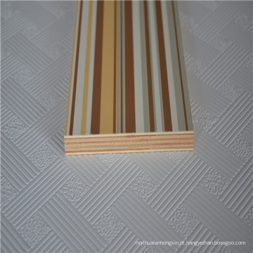 Wood Grain Melamine Paper Face Blockboard Core Wood